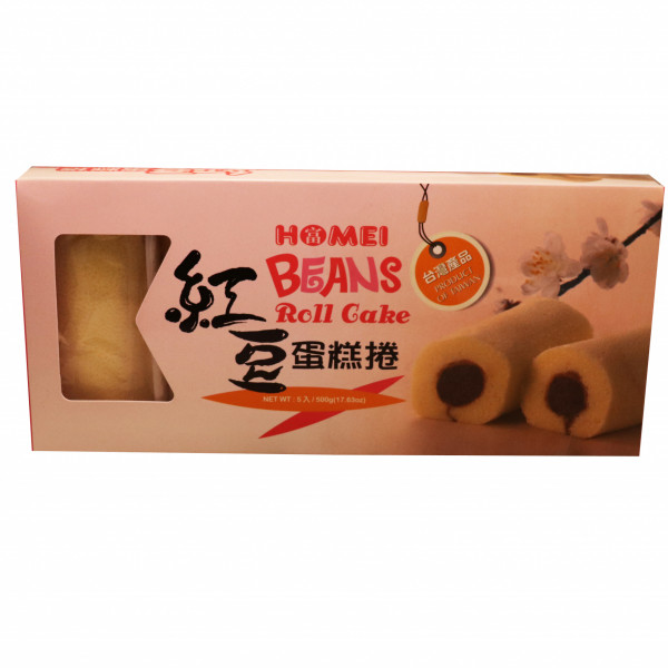 Red Bean Roll Cake