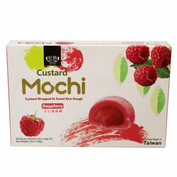 Custard Mochi Raspberry