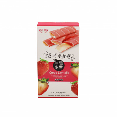 Crepe Dentele Strawberry